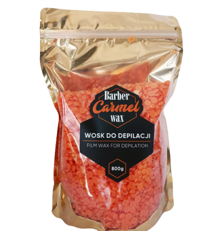 Carmel Barber Wax Wosk Do Depilacji 800g