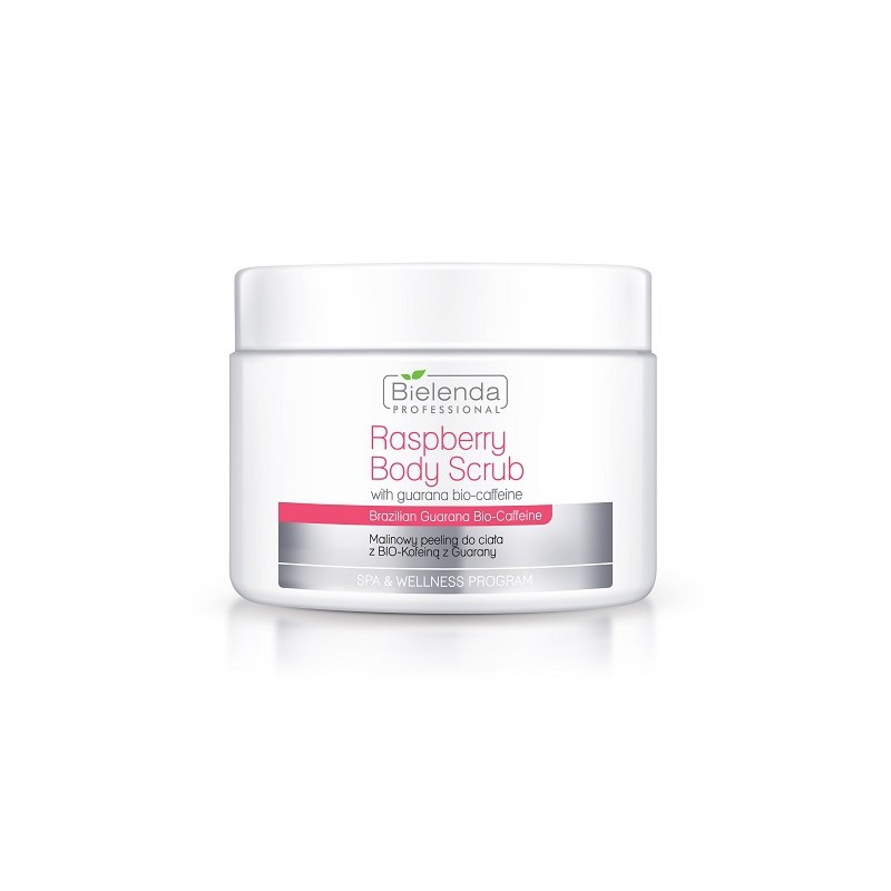 Bielenda Malinowy Peeling Do Ciała Z Bio-Kofeiną Z Guarany 550g