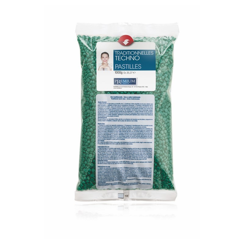 Wosk Do Depilacji W Perełkach Verde 1000g