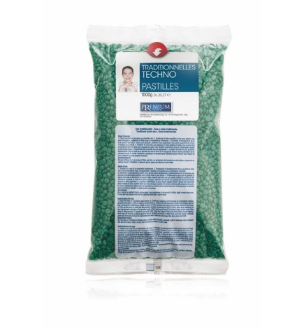 Wosk Do Depilacji W Perełkach Verde 1000g