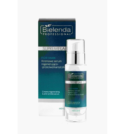 Bielenda Supremelab For Men Kremowe Serum Regenerująco Przeciwzmarszczkowe 30ml