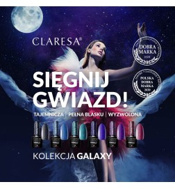 Lakier Hybrydowy Claresa Galaxy Black 5g