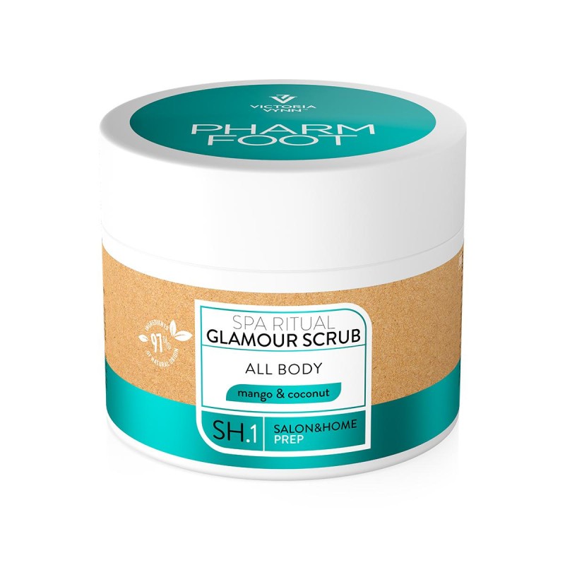 Pharm Foot Spa Ritual Glamour Scrub Peeling Cukrowy Do Całego Ciała Mango & Kokos 120 Ml