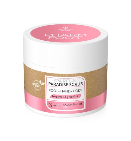 Pharm Foot Spa Ritual Paradise Scrub Peeling Cukrowy Do Stóp, Dłoni I Ciała Grejpfrut I Bergamotka 120ml