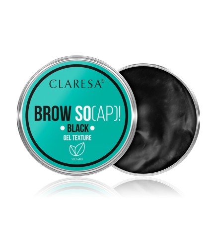 Claresa - Mydło do brwi BROW SO(AP)! BLACK 30ml