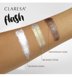 Claresa Iskrzący Cień Do Powiek Flash 02 Snake Stone 3g