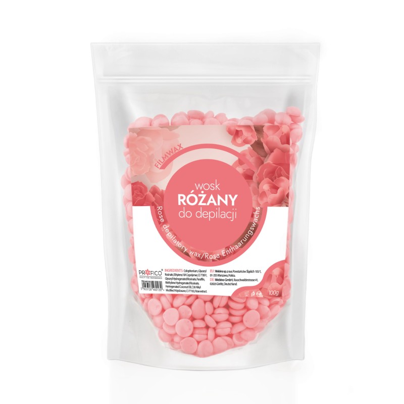 Profico Wosk Twardy Filmwax Różany 100g