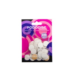 Nakładki Wymienne Pododisc Staleks Pro S 240 grit (50 szt) White Białe