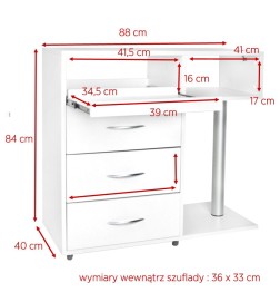 Pomocnik Unit Podologiczny Y-300 Biały