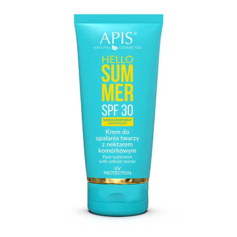 Apis Hello Summer SPF 30, Krem Do Opalania Twarzy z Nektarem Komórkowym 50ml