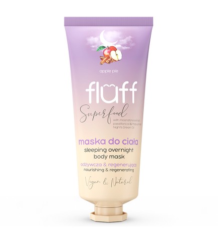 Fluff - Maska Do Ciała Na Noc Szarlotka 150ml