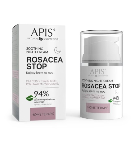 APIS Rosacea Stop -Kojący Krem na Noc 50ml