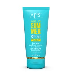 Apis Hello Summer SPF 50, Krem Do Opalania Twarzy z Nektarem Komórkowym 50ml