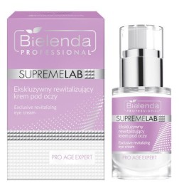 Bielenda SupremeLab Pro Age Expert - Ekskluzywny Rewitalizujący Krem pod Oczy 15ml