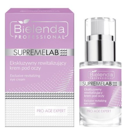 Bielenda SupremeLab Pro Age Expert - Ekskluzywny Rewitalizujący Krem pod Oczy 15ml