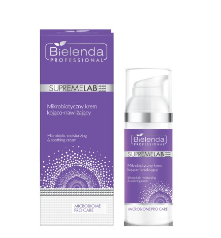 Bielenda Supremelab Microbiome Pro Care - Mikrobiotyczny Krem Kojąco-Nawilżający 50ml