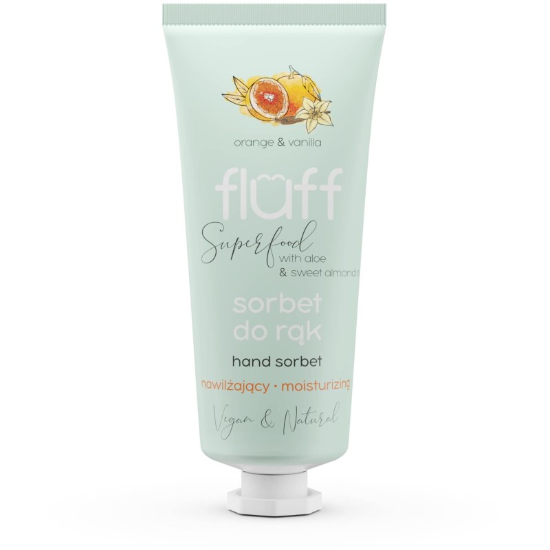 Fluff - Sorbet do Rąk Pomarańcza i Wanilia 50ml