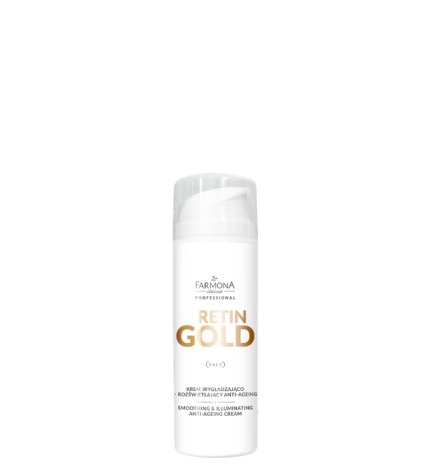 Farmona Retin Gold Krem Wygładzająco - Rozświetlający Anti - Ageing 150ml