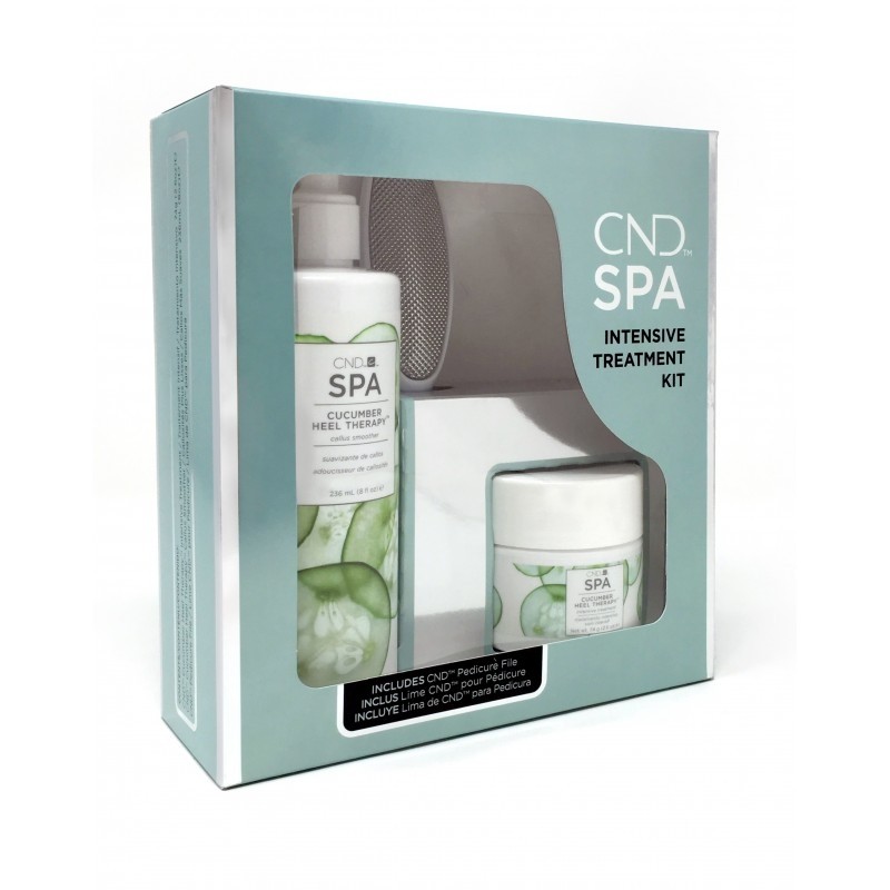 CND Zestaw SPA Cucumber Heel Therapy