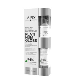 APIS Platinum HomeTerApis Gloss Rewitalizujący Krem Pod Oczy z Platyną i Bioaktywnymi Peptydami 10ml