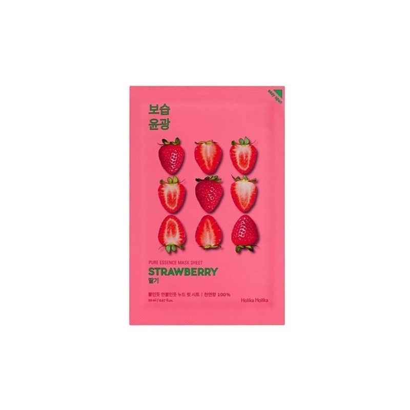 Holika Holika Pure Essence Mask Sheet - Strawberry