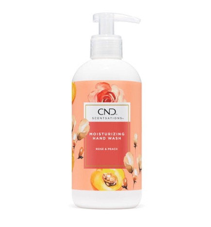 CND Scentsations - Kremowe Mydło do Rąk w Płynie Brzoskwinia i Róża 380ml