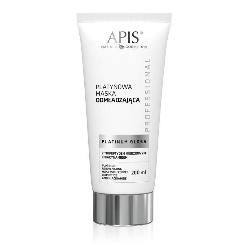 APIS Platinum Gloss Platynowa Maska Odmładzająca z Tripeptydem Miedziowym i Niacynamidem 200ml