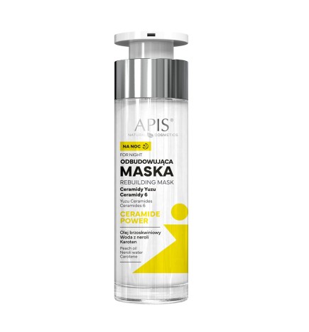 APIS Ceramide Power Odbudowująca Maska Na Noc 50ml