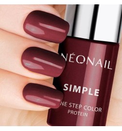 Lakier Hybrydowy NeoNail 3w1 Simple One Step Color Protein Glamorous 7,2ml