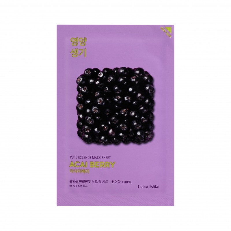 Holika Holika Pure Essence Mask Sheet - Acaiberry