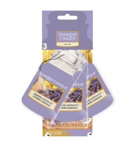 Zawieszki Zapachowe do Auta Car Jar® Bonus Pack Lemon Lavender 3-Pak