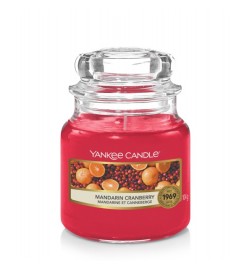 Świeca Zapachowa Mandarin Cranberry, Słoik Mały