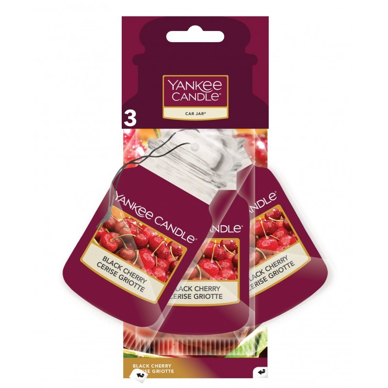 Zawieszki Zapachowe do Auta Car Jar® Bonus Pack Black Cherry 3-Pak