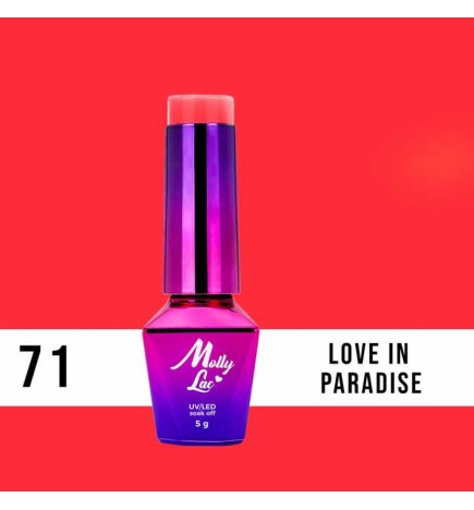 Lakier Hybrydowy MollyLac Women in Paradise Love In Paradise Nr.71 5ml