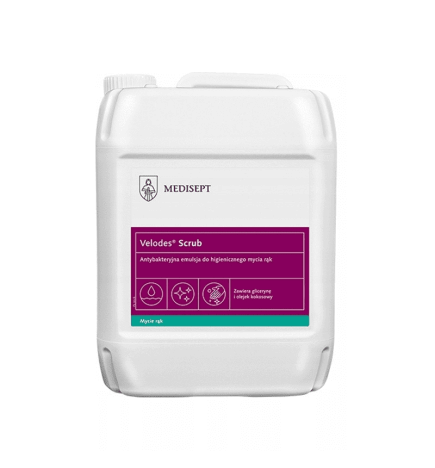 Velodes Scrub Antybakteryjna Emulsja Do Mycia Rąk 5 l
