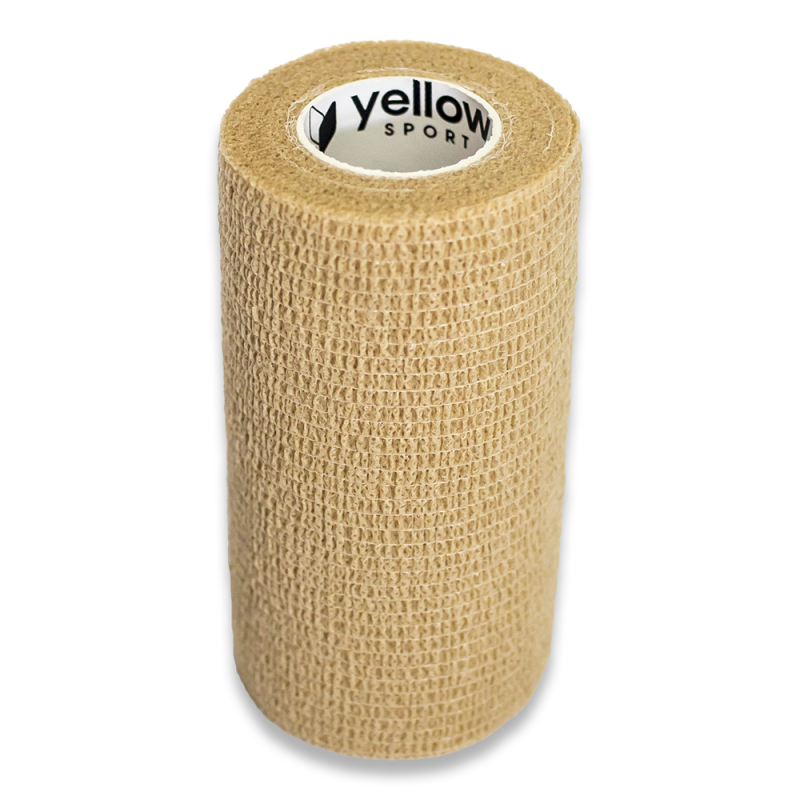 yellowBAND Bandaż Kohezyjny 10cm x 4,5m Cielisty