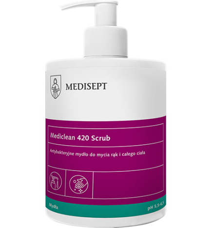 Mediclean 420 Scrub 500ml - Antybakteryjne Mydło w Płynie