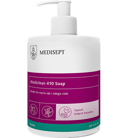 Mediclean 410 Soap 500ml - Mydło w Płynie - Zapach Białych Kwiatów