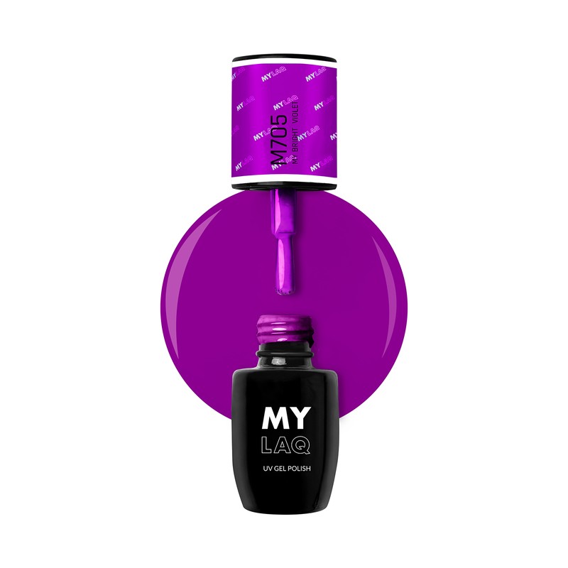 Lakier Hybrydowy MyLaq M705 My Bright Violet 5ml