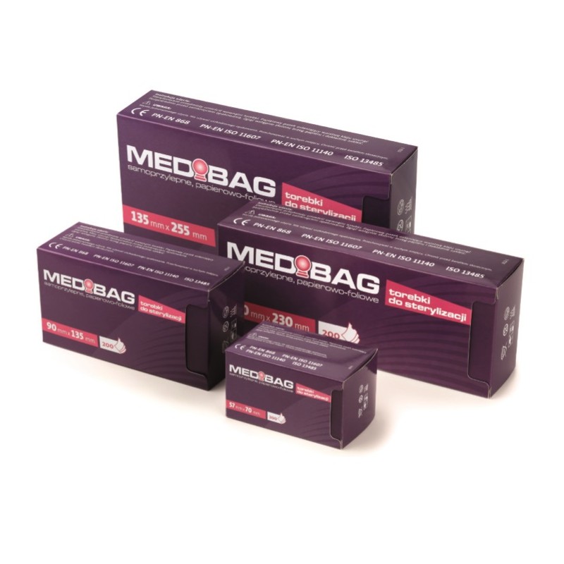 MEDIBAG Torebki Do Sterylizacji 135x255 200szt.