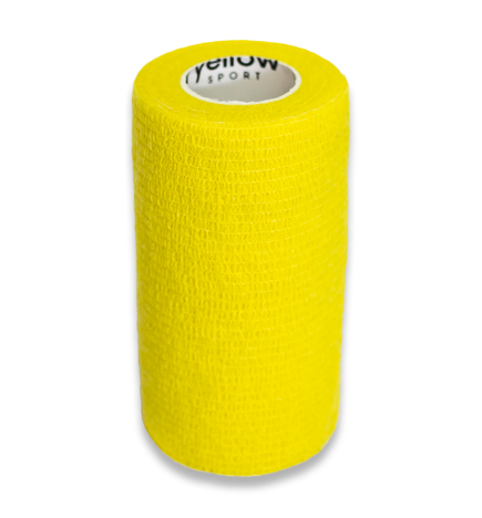 yellowBAND Bandaż Kohezyjny 10cm x 4,5m Żółty