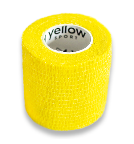 yellowBAND Bandaż Kohezyjny 5cm x 4,5m Żółty