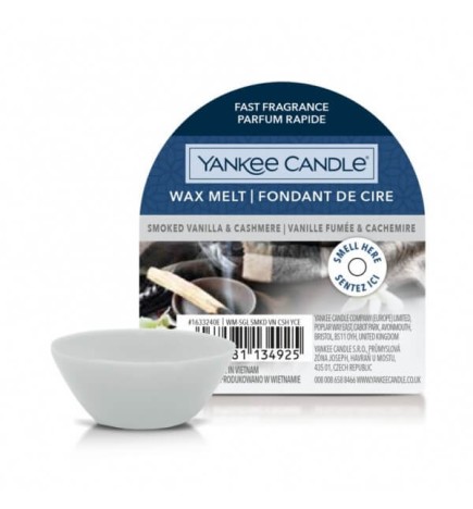 Yankee Candle Wosk Zapachowy Smoked Vanilla & Cashmere