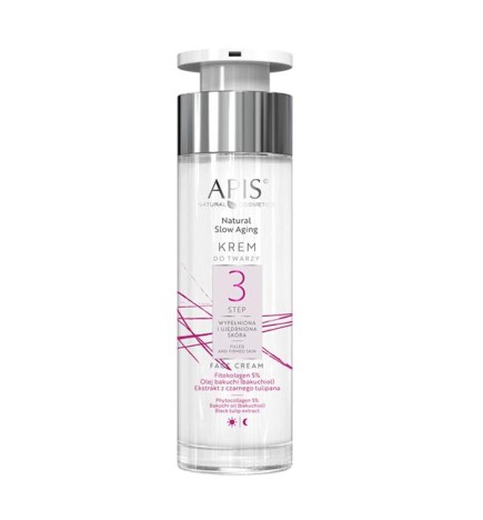 APIS Natural Slow Aging Krem Do Twarzy Wypełniona I Ujędrniona Skóra Step 3 50ml