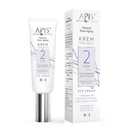 APIS Natural Slow Aging Krem Pod Oczy Wygładzenie ,,SOFT FOCUS” Step 2 15ml