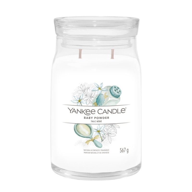 Yankee Candle Signature Świeca Zapachowa Duża Baby Powder