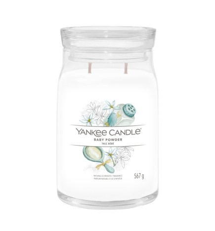 Yankee Candle Signature Świeca Zapachowa Duża Baby Powder