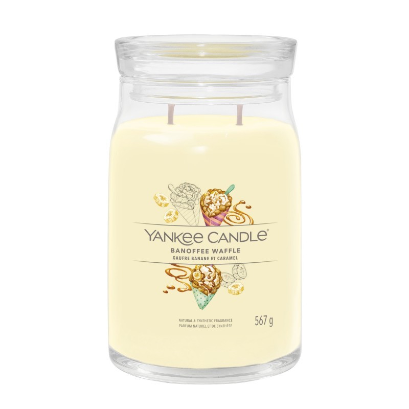 Yankee Candle Signature Świeca Zapachowa Duża Banoffee Waffle