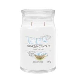 Yankee Candle Signature Świeca Zapachowa Duża Clean Cotton