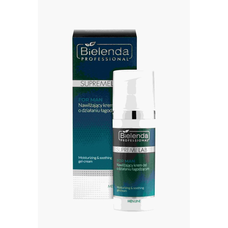 Bielenda Supremelab For Men Nawilżający Krem-Żel O Działaniu Łagodzącym 50ml